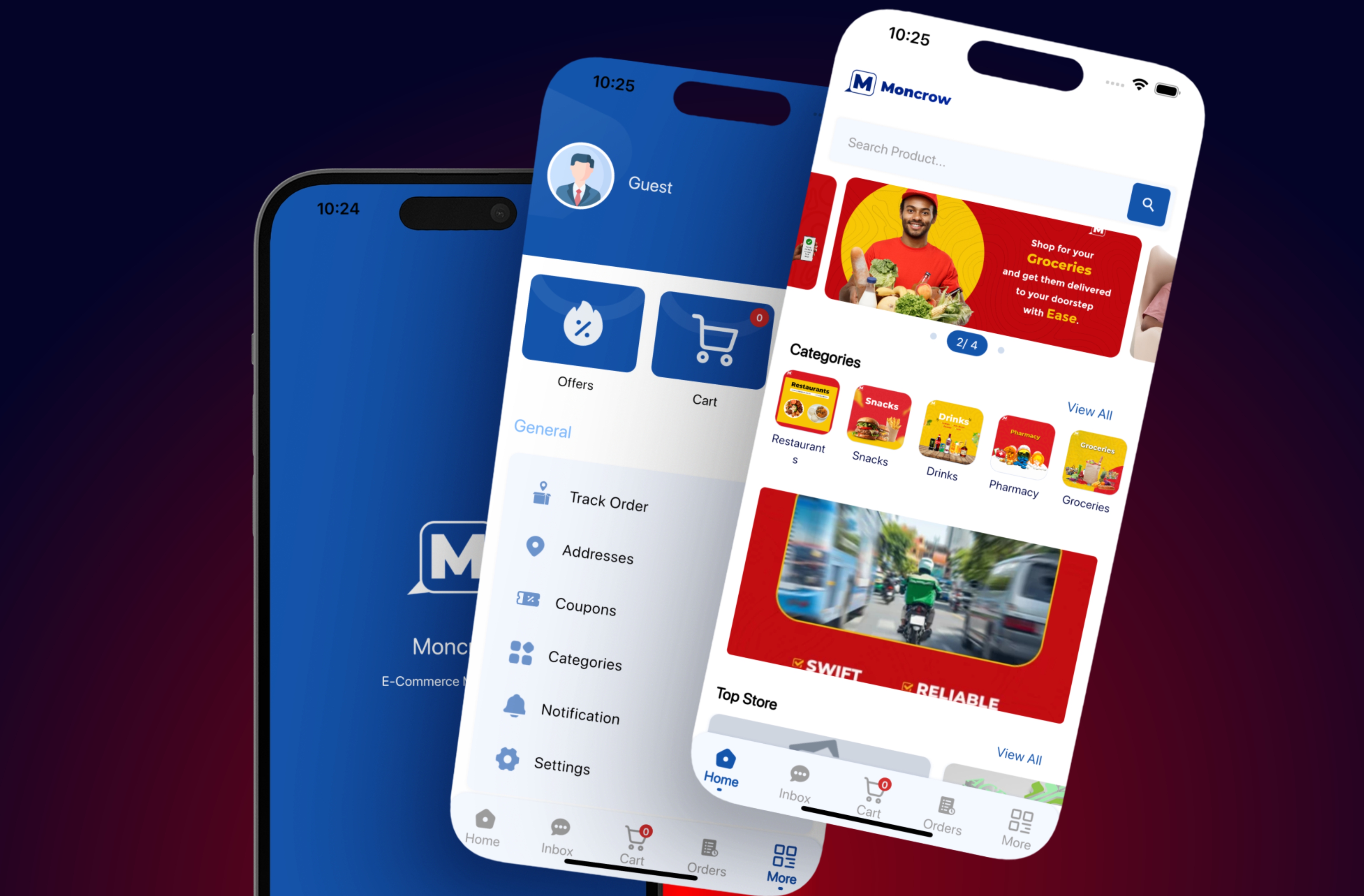 Mooncrow e-commerce app